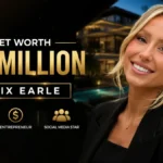 Alix Earle Net Worth featured image showing the social media influencer smiling in front of a luxury mansion, highlighting her estimated wealth, successful career, and lavish lifestyle.