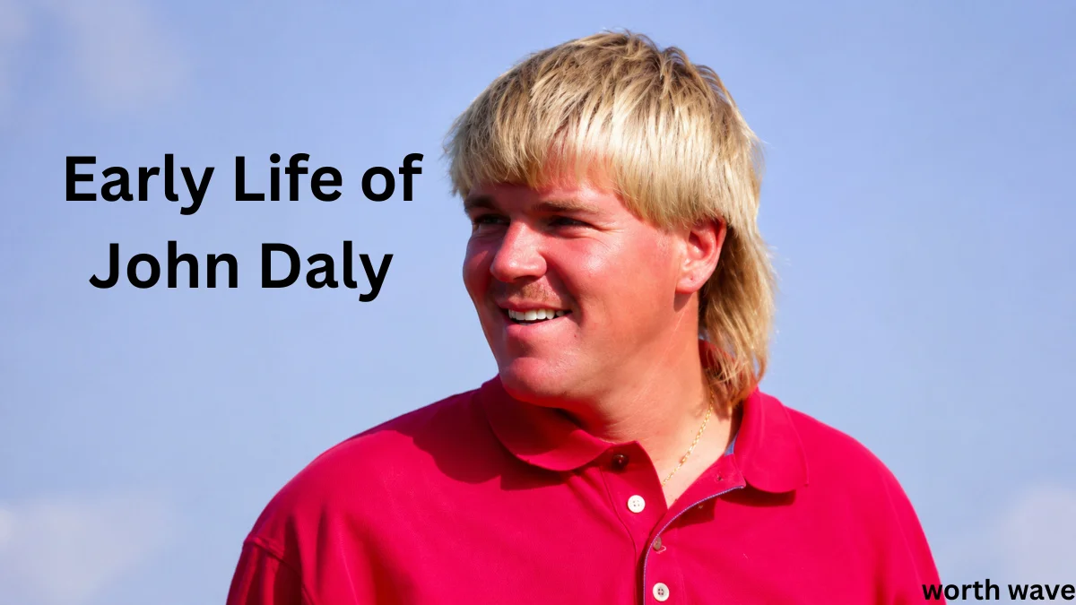 Young John Daly during his early years, featured in coverage of John Daly Net Worth and the beginnings of his golf career.