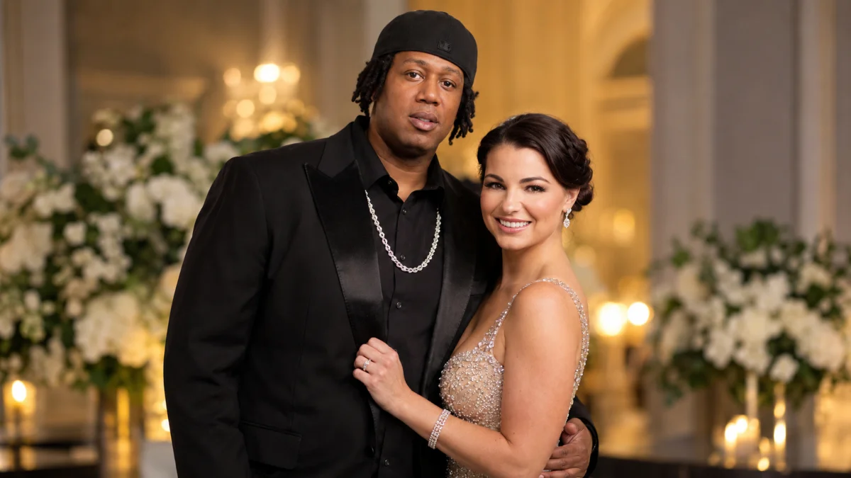 Master P Net Worth: Master P posing with his wife during a special event, highlighting a memorable moment from his personal life.