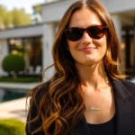Minka Kelly in a luxury lifestyle setting for the Minka Kelly Net Worth profile image showcasing her success and public image