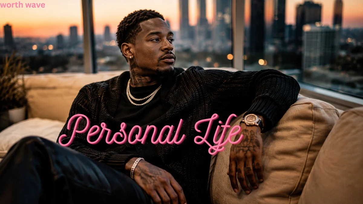 Stefon Diggs sitting on a couch in a luxury apartment, illustrating his lifestyle and Stefon Diggs Net Worth.