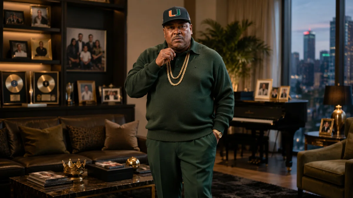 Trick Daddy relaxing in a stylish home setting for the Trick Daddy Net Worth personal life