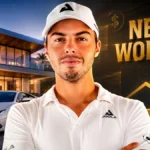 Ben Johns Net Worth shown with a luxury mansion, sports car, and rising wealth chart.