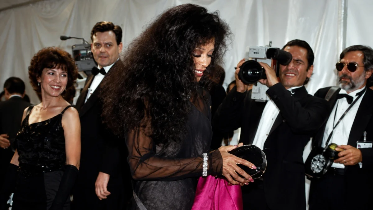 Diana Ross attending a public event, featured in an article about Diana Ross Net Worth, her acting career, film roles, and entertainment success.