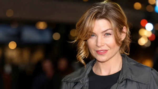 Ellen Pompeo Net Worth portrait showing the Grey's Anatomy actress and her successful Hollywood career and wealth profile