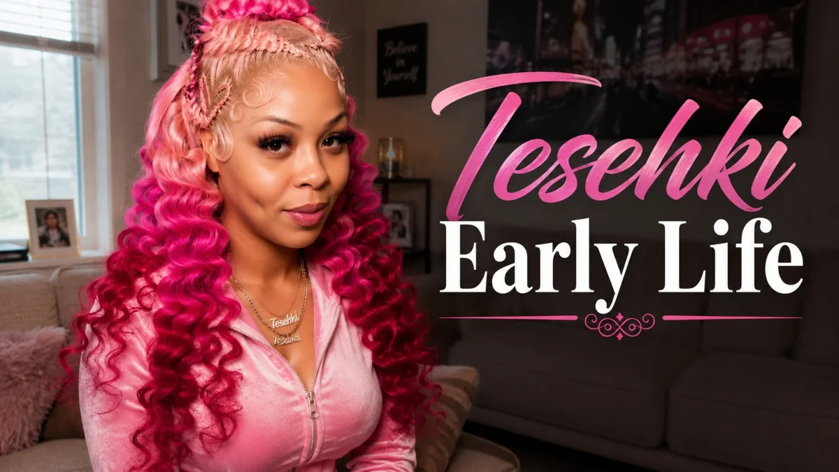 Tesehki Net Worth early life and background portrait in a stylish lifestyle setting