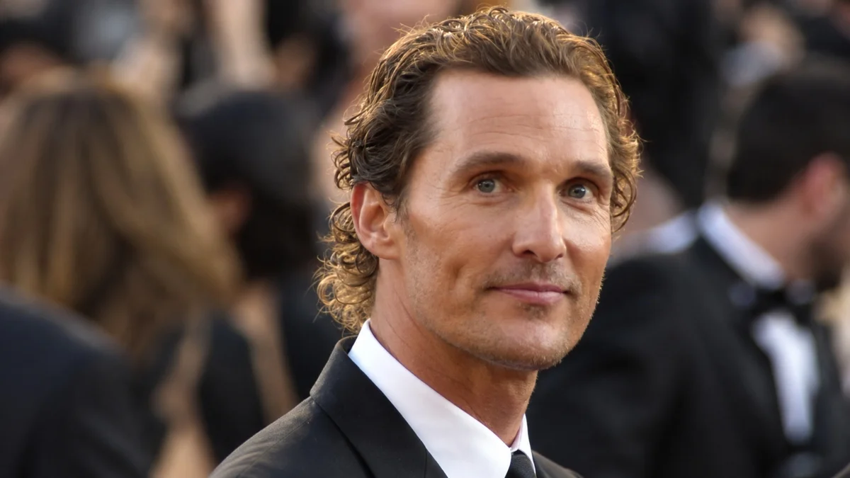 Matthew McConaughey Net Worth early life portrait at a formal event