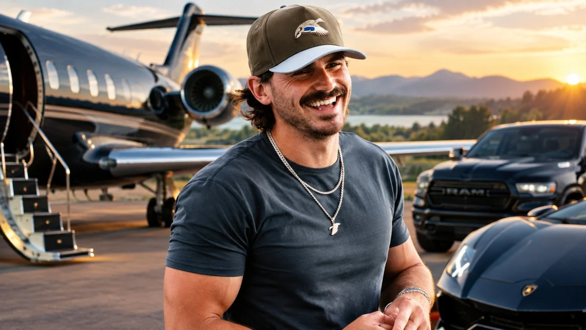 Tucker Wetmore Net Worth luxury lifestyle with private jet and luxury cars