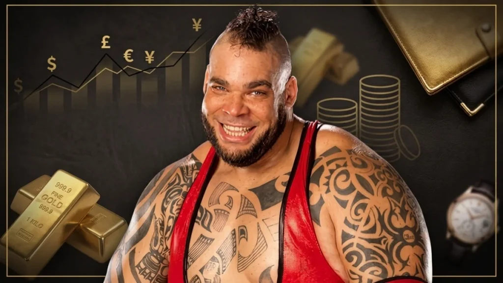 Tyrus Net Worth – professional wrestler and television personality in a wealth-themed image